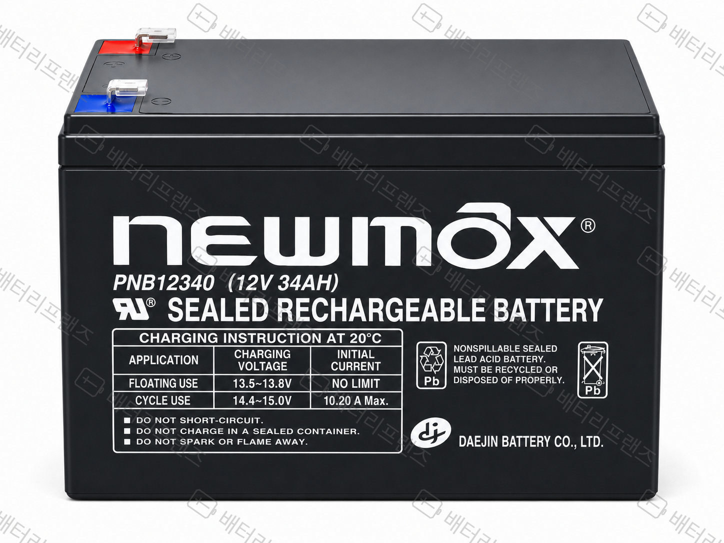 뉴맥스 PNB12340 산업용 배터리 상품 이미지
