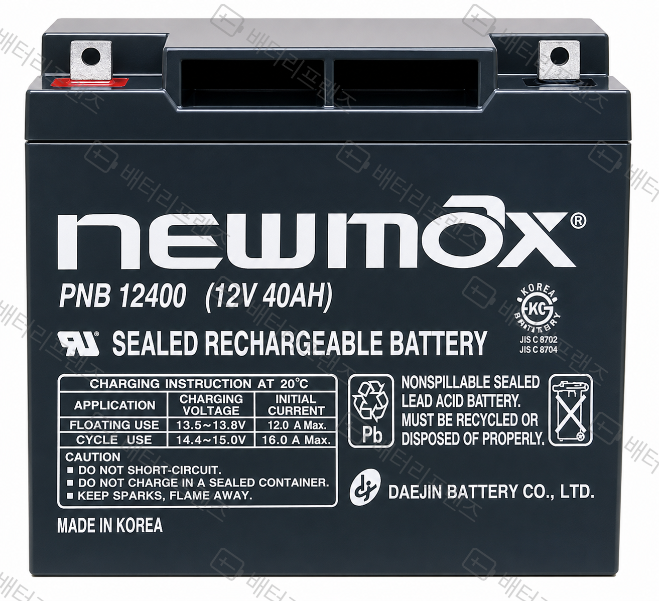 뉴맥스 PNB12400 산업용 배터리 상품 이미지