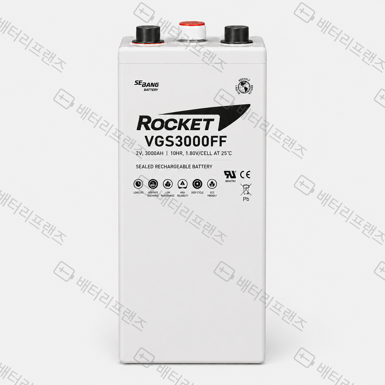 로케트 VGS3000FF 산업용 배터리 상품 이미지