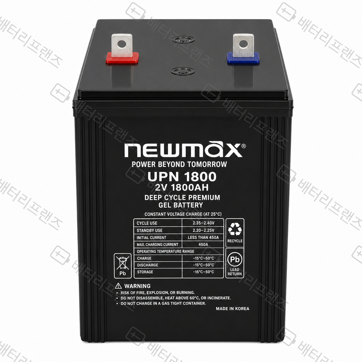뉴맥스 UPN1800 산업용 배터리 상품 이미지