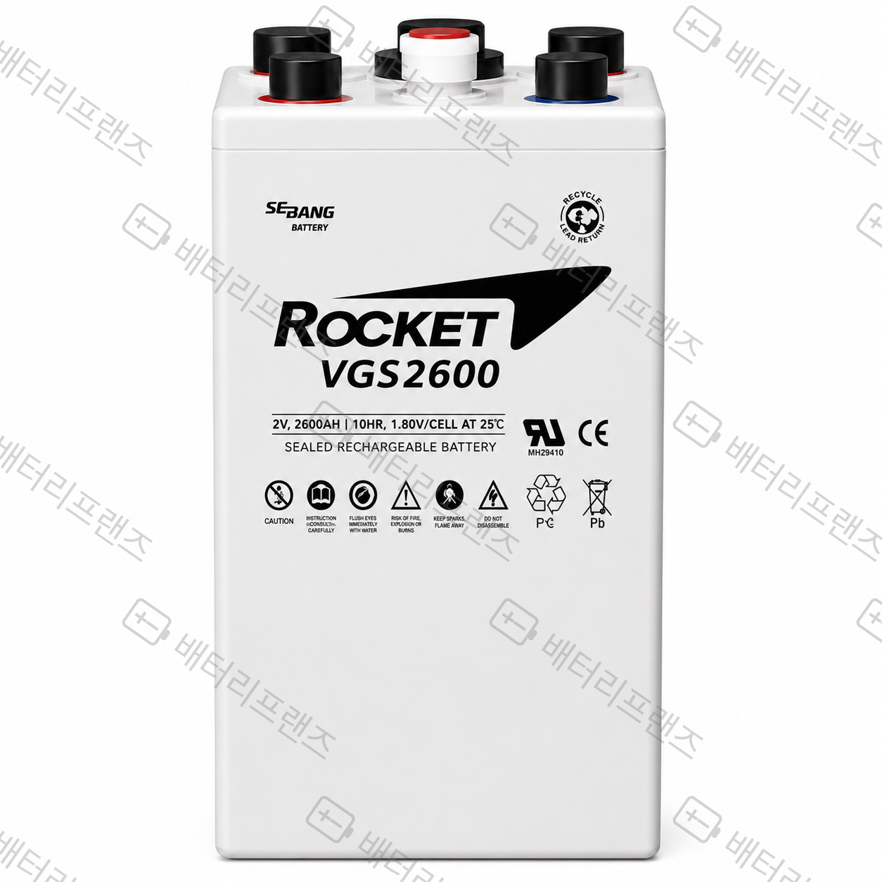 로케트 VGS2600 산업용 배터리 상품 이미지