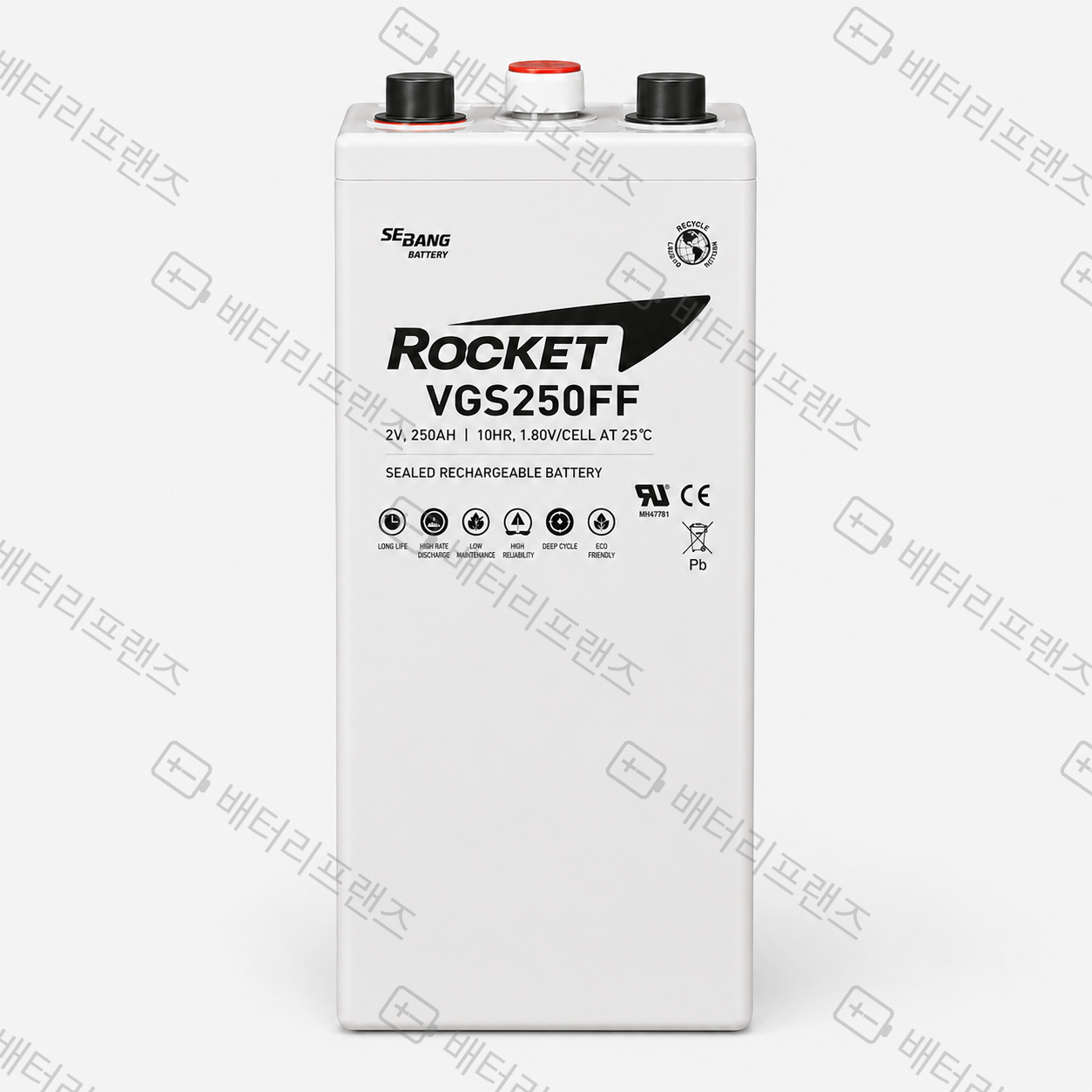 로케트 VGS250FF 산업용 배터리 상품 이미지